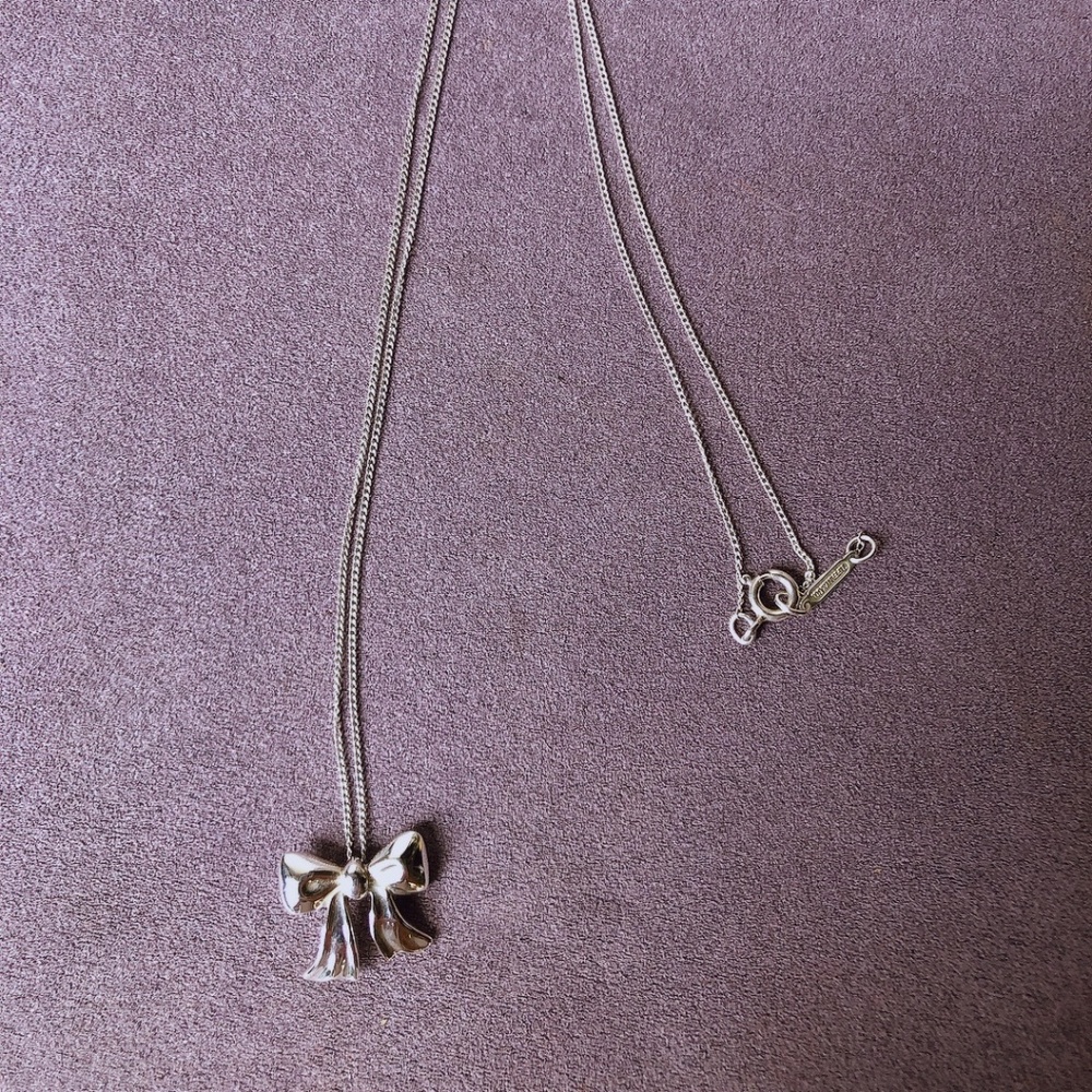 Tiffany & Co Bow Necklace